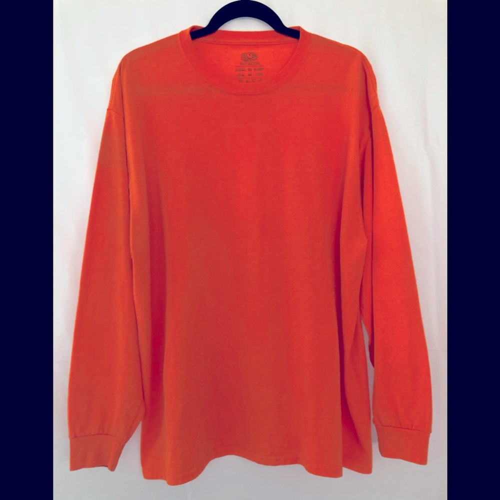 Men’s Orange long sleeve T-shirt
